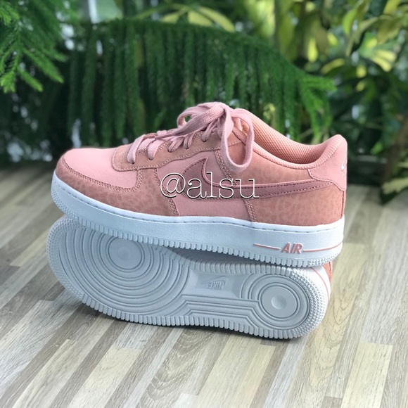 NWT Nike Air Force 1 LV8(GS) Coral Stardust Pink W - Picture 5 of 8